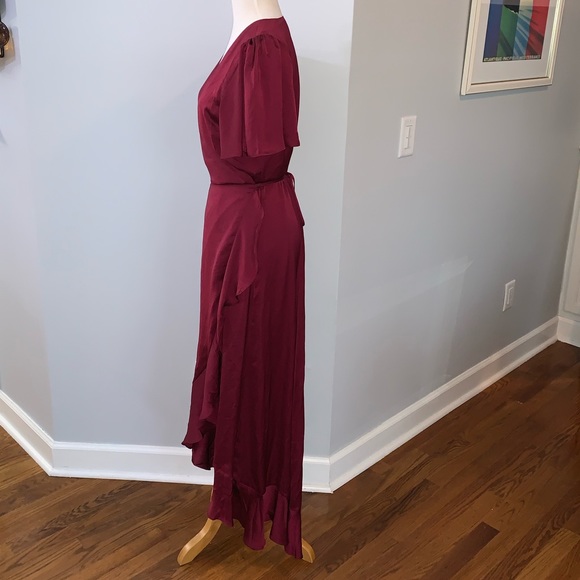 ModCloth Stunning Wonder Maxi Wrap Dress - Picture 3 of 8
